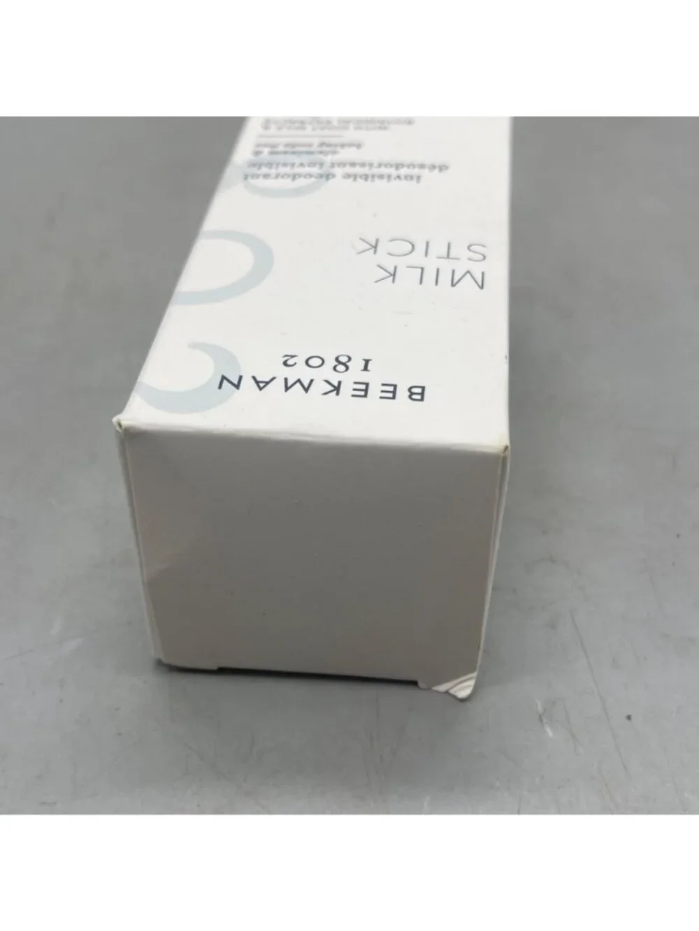 Beekman 1802 Milk Stick Invisible Deodorant 2.5Oz Aluminum Baking Soda Free READ